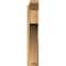 Ekena Millwork Westlake Slat Rough Sawn Outlooker, Western Red Cedar, 6"W x 32"D x 32"H OUT06X32X32WTL06RWR - alternate 2